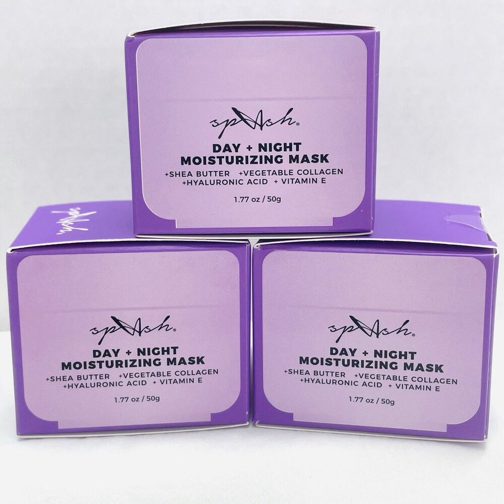 3 Pack La Splash Day + Night Moisturizing Mask - 1.77 oz - NEW